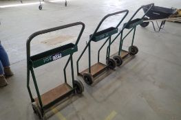 Lot of 3 Oxy/Acetylene Carts.