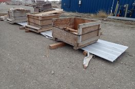 Lot of Approx. 10pcs 22'x38" Galvanized Cladding- PINK PAINT.