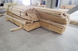 Lot of Approx. 111pcs 2x6x8'10", Approx. 47pcs 2x6x16 and Asst. 2x4 Spruce Dimensional Lumber.