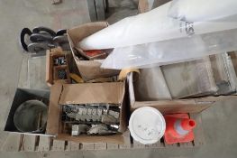 Lot of Truss Hangers, Filters, Water Based Duct Sealer, etc.