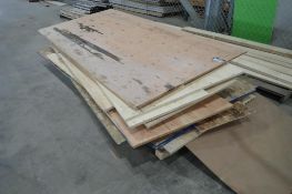 Lot of Asst. 3/4" Plywood, 1/2" OSB, etc.