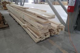 Lot of Approx. 40pcs Asst. 2x6x16 and Approx. 27pcs Asst. 2x4x16 Spruce Dimensional Lumber, etc.