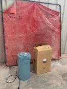 New Gullco 50 Rod Oven and Used Welding Curtain.
