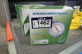 Lot of 3 NEW Zeigerschnellwaage 220lbs Hanging Scales.