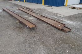 Lot of (3) 258"x12" I-Beams.