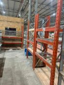 Lot of 1 Sections 96"Lx24"Wx96"H Pallet Racking and 2 Sections 48"Lx24"Wx96"H Pallet Racking.