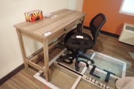 Lot of Desk and Task Chair.