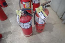 Lot of 2 ABC 20lbs Fire Extinguishers.