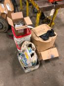 Lot of Asst. Steel Shims, Dustbane Sweeping Compound, Absorb-All, etc.