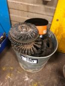 Lot of Asst. Wire Wheels, Grinding Discs, Grinder Guards, etc.