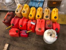 Lot of (15) Asst. Fuel Cans, etc.