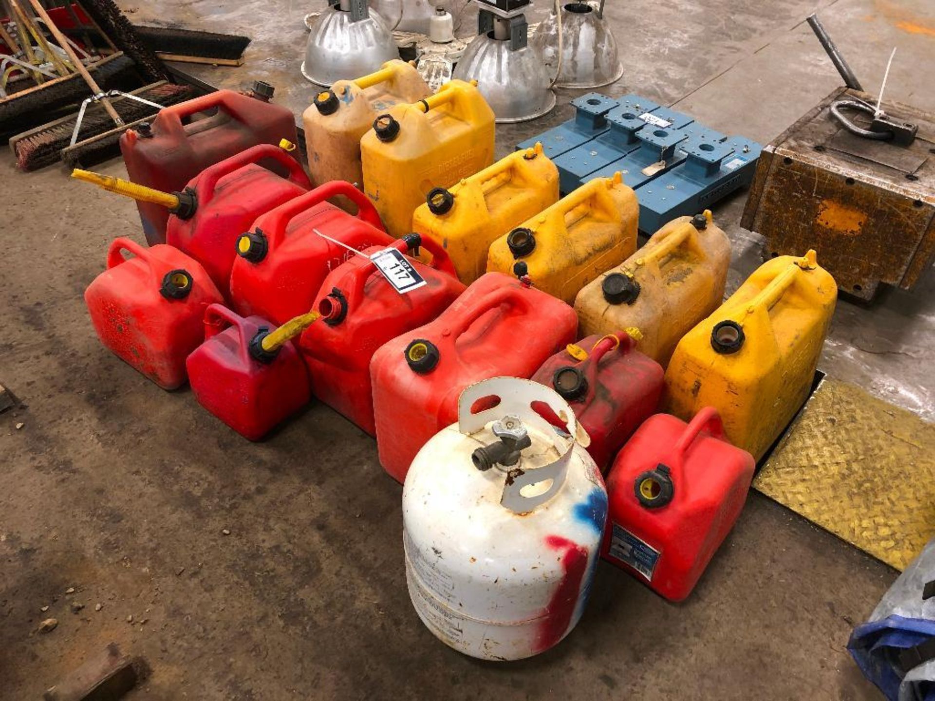 Lot of (15) Asst. Fuel Cans, etc. - Image 2 of 2