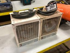 Lot of (2) Construction Heaters