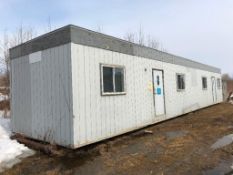 12' X 60' Skidded Office w/ Desks, Chairs, etc.