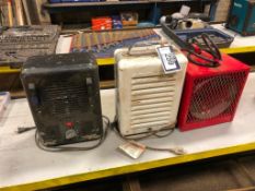 Lot of (1) Electric Construction Heater and (2) Space Heaters