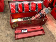 Tool Box w/ Asst. Hilti Epoxy Guns, Composite Sleeves, Concrete Bits, etc.