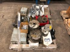 Lot of Asst. Power Box Enclosures, Electric Motors, Switches, Pullys,etc.