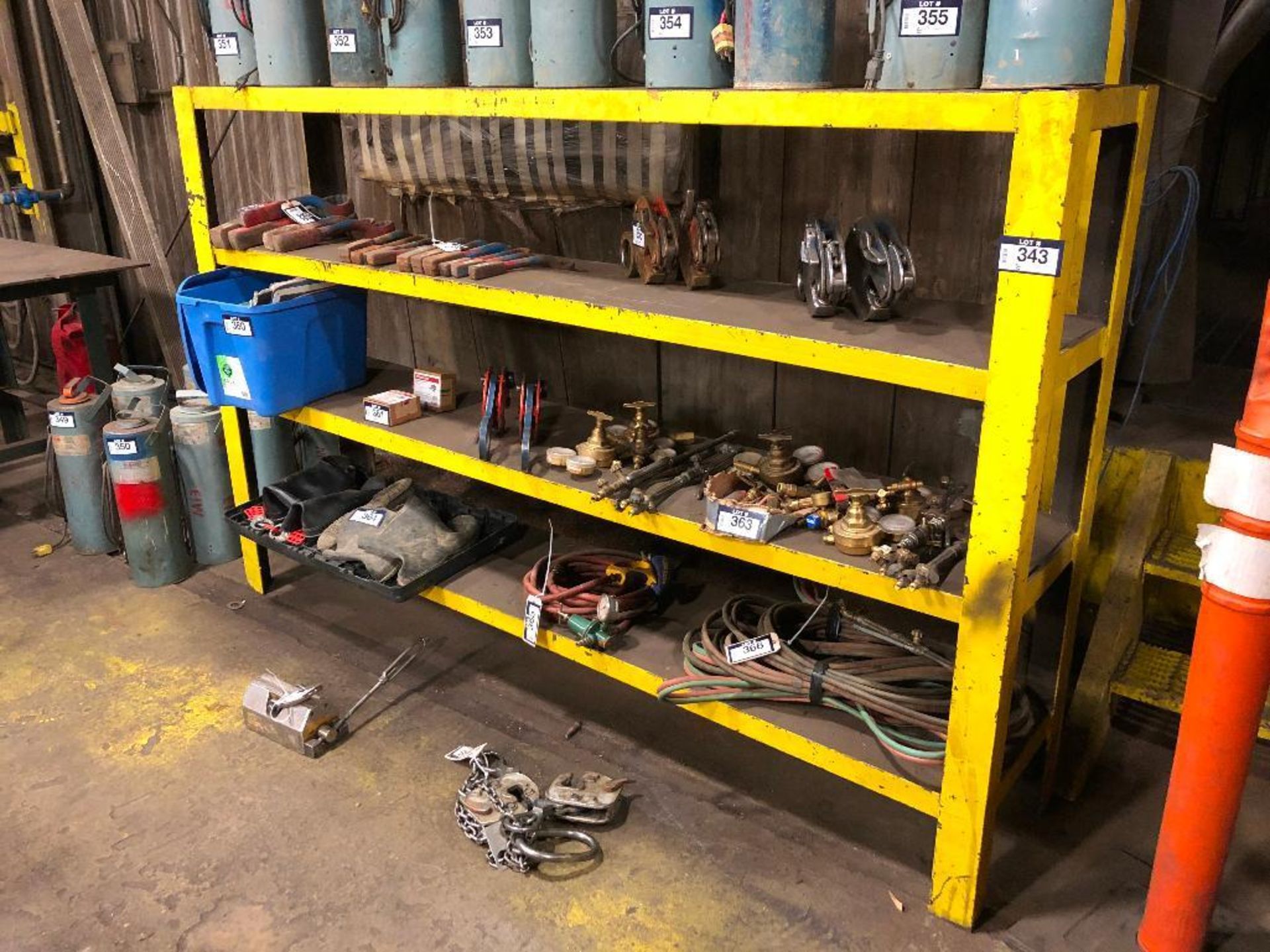 19" X 98" X 60" Steel Shop Built Shelf - Image 2 of 2