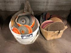 Lot of Asst. Grinding Discs, Sanding Pads, etc.