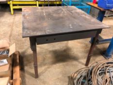 48" X 48" Steel Shop-Built Table