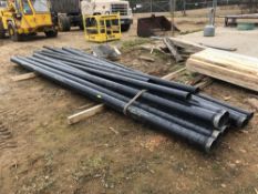 Lot of Asst. Approx. 20’ Fiberglass Pipe, 6” and 4”