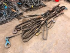 Lot of Asst. Cable Slings, etc.