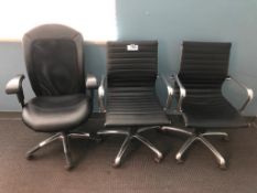 Lot of (3) Asst. Task Chairs