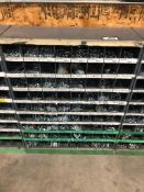 72-Compartment Parts Bin w/ Asst. Contents including Nuts, Bolts, etc.