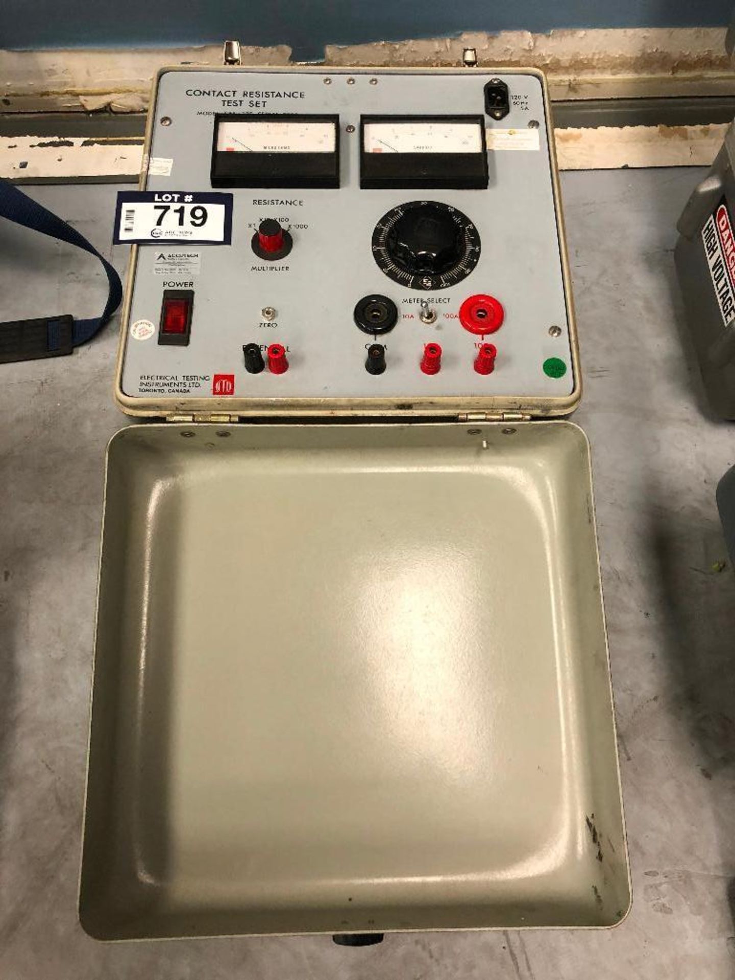 ETI CRS-100 Contact Resistance Test Set