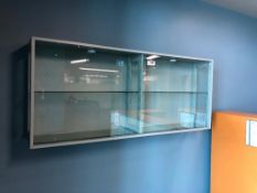 Sliding Glass Wall Cabinet