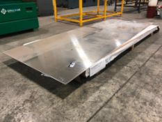 Lot of (1) 1/4" Aluminum Sheet, 48 X 120