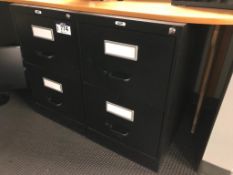 Lot of (2) 2-Drawer Vertical Filing Cabinets