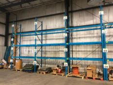 Lot of (3) Sections of Pallet Racking 41”x9’X16’
