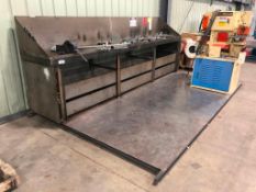 151" X 28" Shop-Built Steel Work Bench