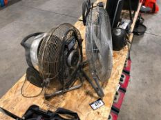 Lot of (2) Asst. Shop Fans