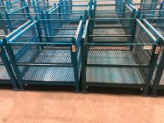 Lot of (2) 34" X 30" Material Crates