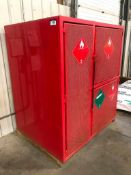 Steel Shop-Built Bottle Cabinet