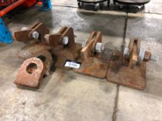Lot of (4) Plate Clamps