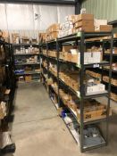 Lot of (5) Sections of Parts Shelving