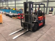 Tailift FG 3,700lb. Forklift w/ 3-Stage, LPG, 3,825 Hrs Showing (Required to Stay on-Site Until Apri