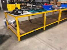 8' X 4' Shop-Built Steel Work Table