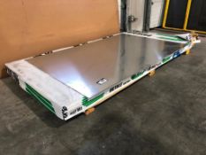 Lot of (2) 1/4" 48" X 96" 5052 H32 Aluminum Sheets, and (1) 48" X 73" Previously Cut 1/4" Aluminum S