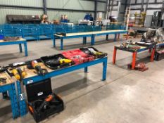 Lot of (2) Shop Built Work Platforms