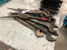Lot of Asst. Spud Wrenches and Hammer Wrenches