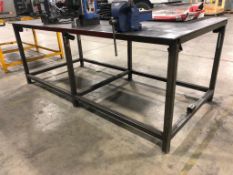 8' X 48" Shop-Built Steel Welding Table