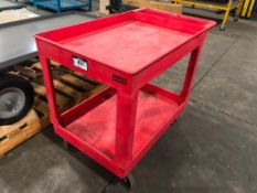 Uline Plastic 2-Tier Shop Cart