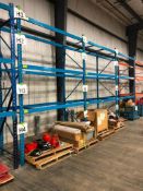 Lot of (3) Sections of Pallet Racking 41”X8’X12’