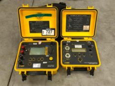 Lot of AEMC Instruments Micro-Ohmmeter 6240 and AEMC Instruments Digital Transformer Ratiometer 8510