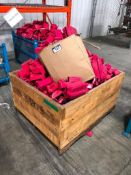 Lot of Material Crate and Asst. Bus Boots Insulators