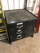 Steel 4-Compartment Shop Cabinet